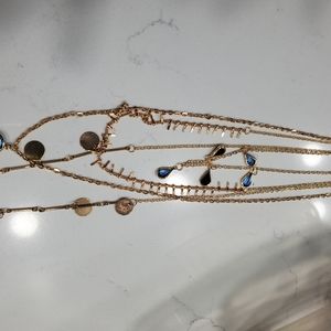 Quadruple Strand Layeted Necklace